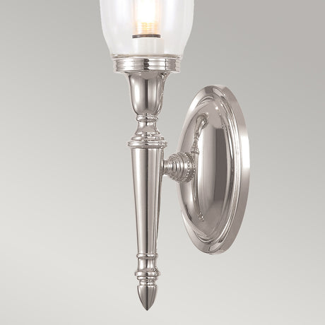 Elstead Lighting Wall Light from the Dryden range. Dryden 1 Light Wall Light Product Code = BATH-DRYDEN2-PN
