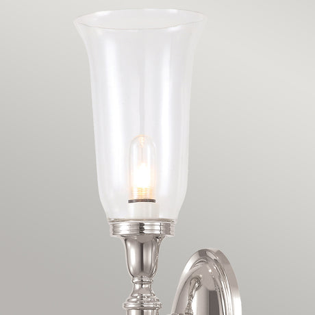 Elstead Lighting Wall Light from the Dryden range. Dryden 1 Light Wall Light Product Code = BATH-DRYDEN2-PN