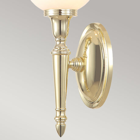 Elstead Lighting Wall Light from the Dryden range. Dryden 1 Light Wall Light Product Code = BATH-DRYDEN4-PB
