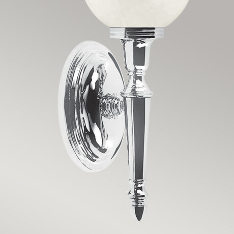 Elstead Lighting Wall Light from the Dryden range. Dryden 1 Light Wall Light Product Code = BATH-DRYDEN4-PC