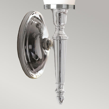 Elstead Lighting Wall Light from the Dryden range. Dryden 1 Light Wall Light Product Code = BATH-DRYDEN5-PC