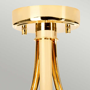 Elstead Lighting Ceiling Semi-Flush from the Falmouth range. Falmouth 3 Light Semi-Flush Product Code = BATH-FALMOUTH-SF-FG