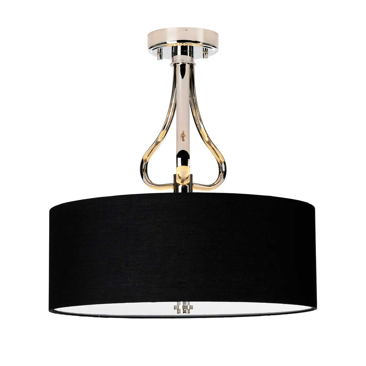 Elstead Lighting Ceiling Semi-Flush from the Falmouth range. Falmouth 3 Light Semi-Flush Product Code = BATH-FALMOUTH-SF-PC