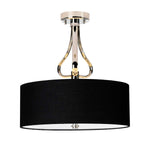 Elstead Lighting Ceiling Semi-Flush from the Falmouth range. Falmouth 3 Light Semi-Flush Product Code = BATH-FALMOUTH-SF-PC