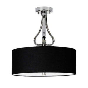Elstead Lighting Ceiling Semi-Flush from the Falmouth range. Falmouth 3 Light Semi-Flush Product Code = BATH-FALMOUTH-SF-PC