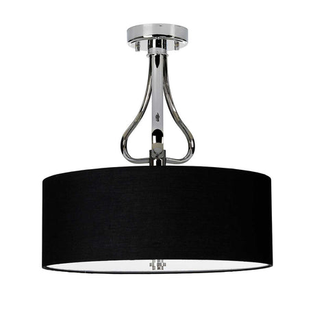 Elstead Lighting Ceiling Semi-Flush from the Falmouth range. Falmouth 3 Light Semi-Flush Product Code = BATH-FALMOUTH-SF-PC