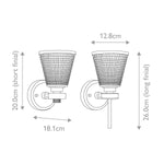 Elstead Lighting Wall Light from the Gunnislake range. Gunnislake 1 Light Wall Light – SKU BATH-GUNNIS1-BB