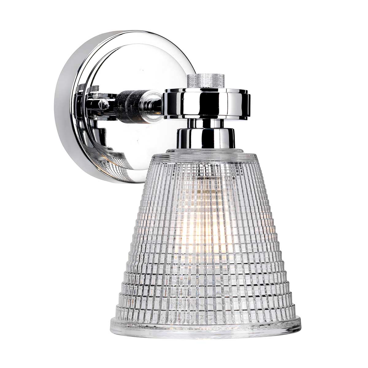Elstead Lighting Wall Light from the Gunnislake range. Gunnislake 1 Light Wall Light Product Code = BATH-GUNNIS1-PC
