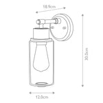 Elstead Lighting Wall Light from the Morvah range. Morvah 1 Light Wall Light – SKU BATH-MORVAH1-PC