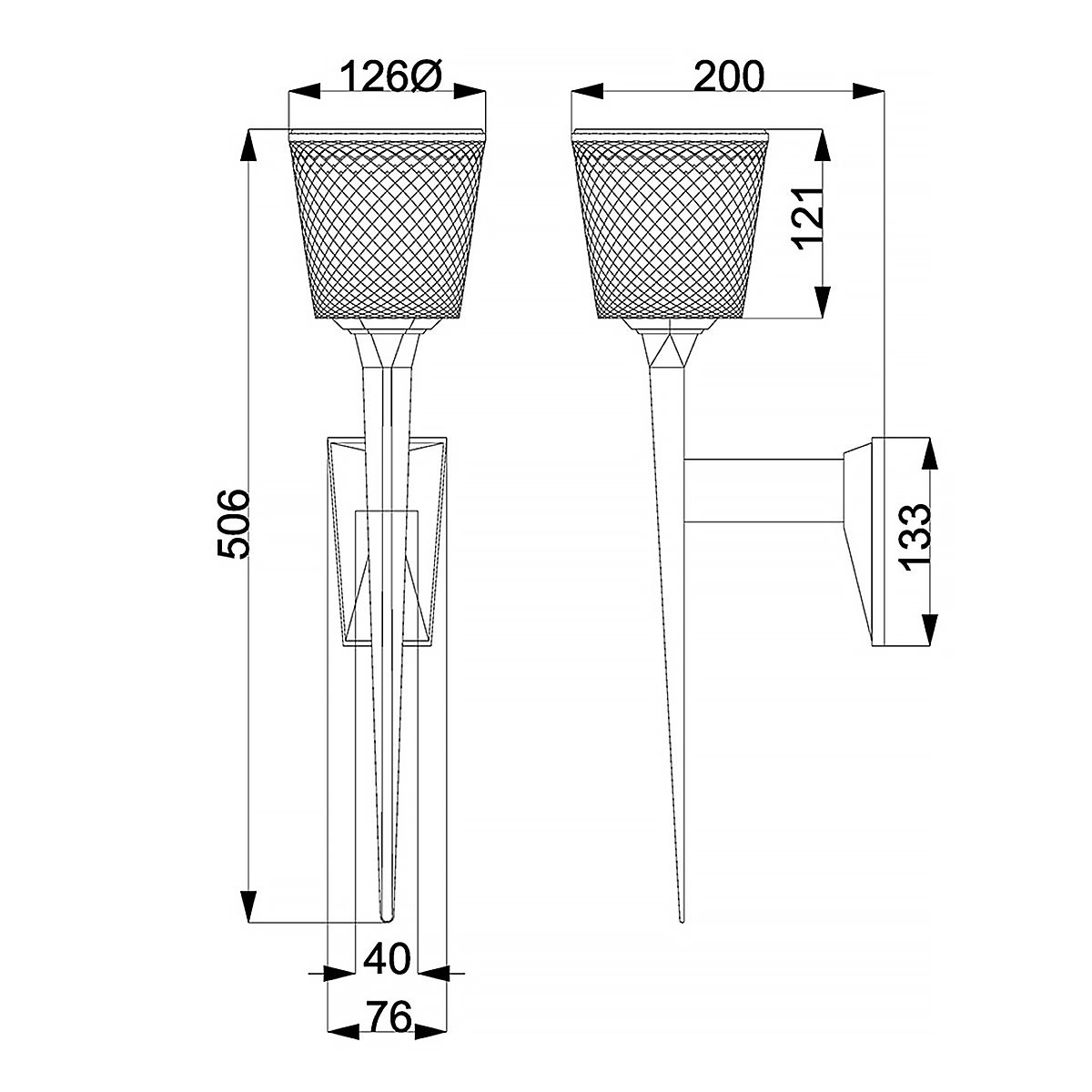 Elstead Lighting Wall Light from the Verity range. Verity 1 Light Wall Light – SKU BATH-VERITY-PG