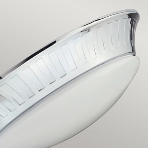 Elstead Lighting Ceiling Flush from the Whitby range. Whitby 1 Light Flush Product Code = BATH-WHITBY-F