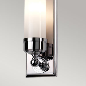 Elstead Lighting Wall Light from the Worcester range. Worcester 1 Light Wall Light Product Code = BATH-WS1