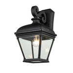 Elstead Lighting Outdoor Wall Light from the Bayview range. Bayview 1 Light Large Wall Lantern  Product Code = BAYVIEW-2L-BK