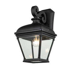 Elstead Lighting Outdoor Wall Light from the Bayview range. Bayview 1 Light Large Wall Lantern  Product Code = BAYVIEW-2L-BK