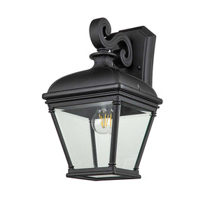 Elstead Lighting Outdoor Wall Light from the Bayview range. Bayview 1 Light Large Wall Lantern  Product Code = BAYVIEW-2L-BK