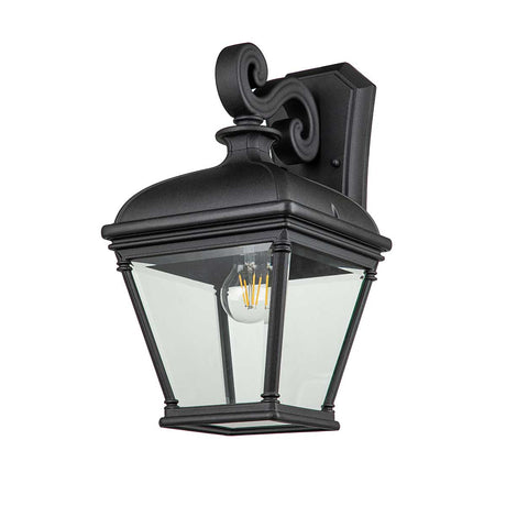 Elstead Lighting Outdoor Wall Light from the Bayview range. Bayview 1 Light Large Wall Lantern  Product Code = BAYVIEW-2L-BK