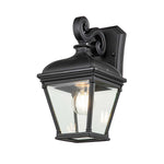 Elstead Lighting Outdoor Wall Light from the Bayview range. Bayview 1 Light Medium Wall Lantern Product Code = BAYVIEW-2M-BK