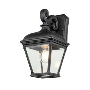 Elstead Lighting Outdoor Wall Light from the Bayview range. Bayview 1 Light Medium Wall Lantern Product Code = BAYVIEW-2M-BK