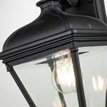Elstead Lighting Outdoor Wall Light from the Bayview range. Bayview 1 Light Medium Wall Lantern Product Code = BAYVIEW-2M-BK