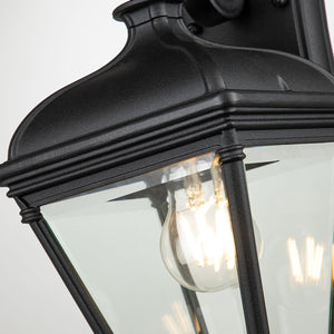 Elstead Lighting Outdoor Wall Light from the Bayview range. Bayview 1 Light Medium Wall Lantern Product Code = BAYVIEW-2M-BK