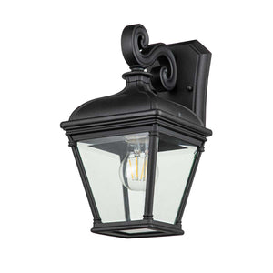 Elstead Lighting Outdoor Wall Light from the Bayview range. Bayview 1 Light Medium Wall Lantern Product Code = BAYVIEW-2M-BK