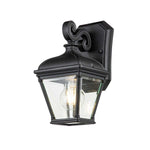 Elstead Lighting Outdoor Wall Light from the Bayview range. Bayview 1 Light Small Wall Lantern – SKU BAYVIEW-2S-BK