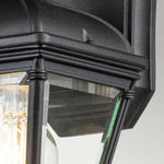 Elstead Lighting Outdoor Wall Light from the Bayview range. Bayview 1 Light Small Wall Lantern – SKU BAYVIEW-2S-BK