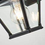 Elstead Lighting Outdoor Wall Light from the Bayview range. Bayview 1 Light Small Wall Lantern – SKU BAYVIEW-2S-BK
