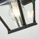 Elstead Lighting Outdoor Wall Light from the Bayview range. Bayview 1 Light Small Wall Lantern Product Code = BAYVIEW-2S-BK
