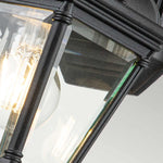 Elstead Lighting Outdoor Wall Light from the Bayview range. Bayview 1 Light Small Wall Lantern – SKU BAYVIEW-2S-BK