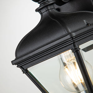 Elstead Lighting Outdoor Wall Light from the Bayview range. Bayview 1 Light Small Wall Lantern Product Code = BAYVIEW-2S-BK