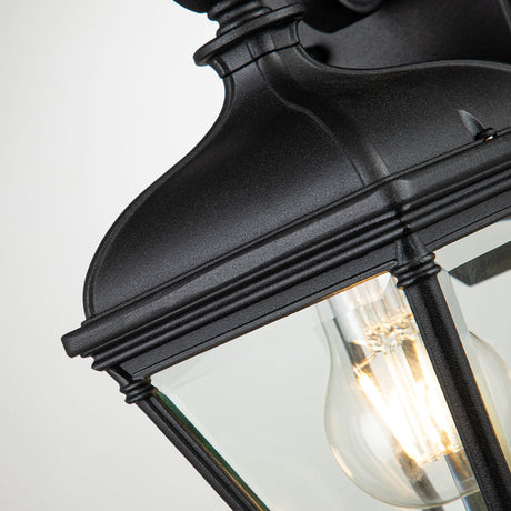Elstead Lighting Outdoor Wall Light from the Bayview range. Bayview 1 Light Small Wall Lantern Product Code = BAYVIEW-2S-BK