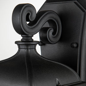 Elstead Lighting Outdoor Wall Light from the Bayview range. Bayview 1 Light Small Wall Lantern Product Code = BAYVIEW-2S-BK