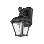 Elstead Lighting Outdoor Wall Light from the Bayview range. Bayview 1 Light Small Wall Lantern – SKU BAYVIEW-2S-BK