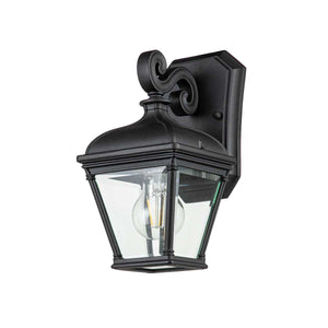Elstead Lighting Outdoor Wall Light from the Bayview range. Bayview 1 Light Small Wall Lantern Product Code = BAYVIEW-2S-BK