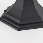 Elstead Lighting Pedestal Lantern from the Bayview range. Bayview 1 Light Medium Pedestal Lantern – SKU BAYVIEW-3M-BK