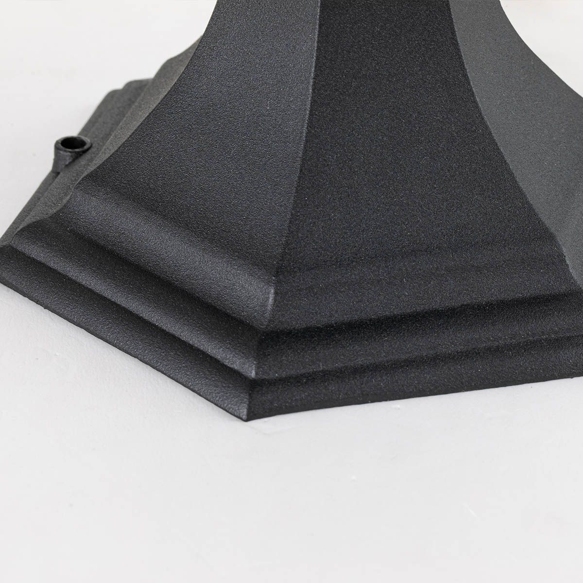 Elstead Lighting Pedestal Lantern from the Bayview range. Bayview 1 Light Medium Pedestal Lantern – SKU BAYVIEW-3M-BK
