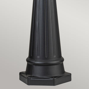 Elstead Lighting Lamp Post from the Bayview range. Bayview 1 Light Lamp Post Product Code = BAYVIEW-5L-BK