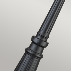 Elstead Lighting Lamp Post from the Bayview range. Bayview 1 Light Lamp Post Product Code = BAYVIEW-5L-BK
