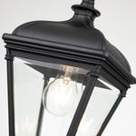Elstead Lighting Outdoor Hanging from the Bayview range. Bayview 1 Light Medium Chain Lantern – SKU BAYVIEW-8M-BK