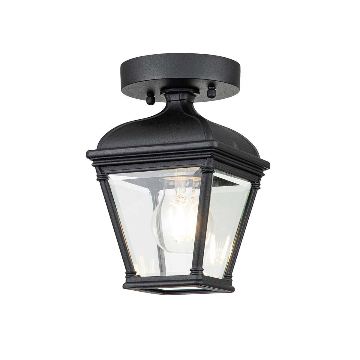 Elstead Lighting Bayview 1 Light Porch Lantern BAYVIEW-PORCH-BK