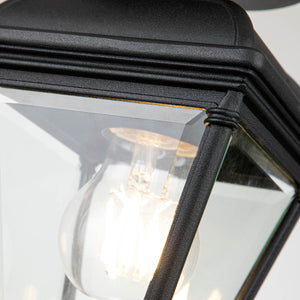 Elstead Lighting Bayview 1 Light Porch Lantern BAYVIEW-PORCH-BK