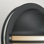 Norlys Berlin 1 Light Wall Light BERLIN-E27-BLK-O