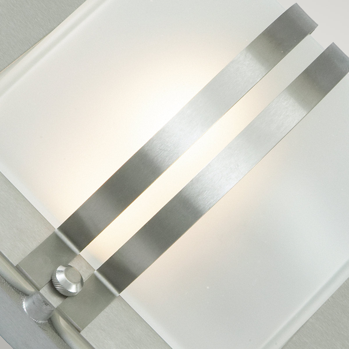 Norlys Bern 1 Light Wall Lantern - Stainless Steel With Frosted Glass BERN-E27-S-S-F