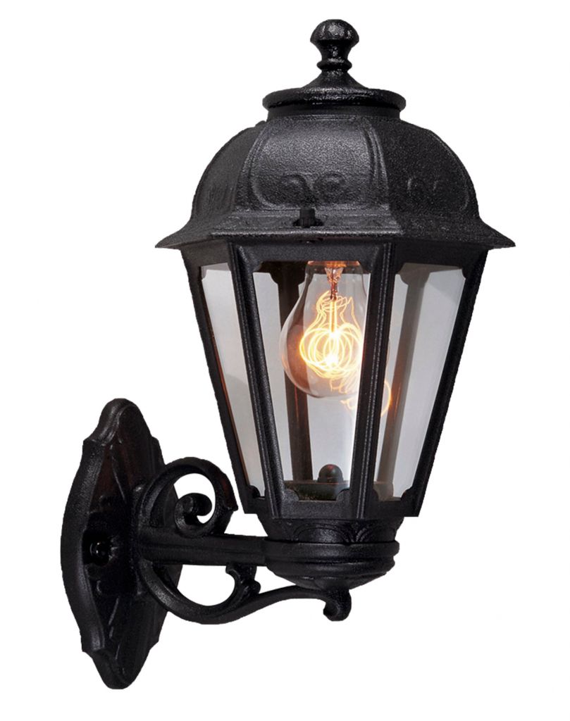 Magnalux Bisso/Saba Black Clear E27 Wall Light Part Number - BISSO/SABA