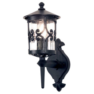 Elstead Lighting Outdoor Wall Light from the Hereford range. Hereford 1 Light Wall Lantern Product Code = BL10-BLACK