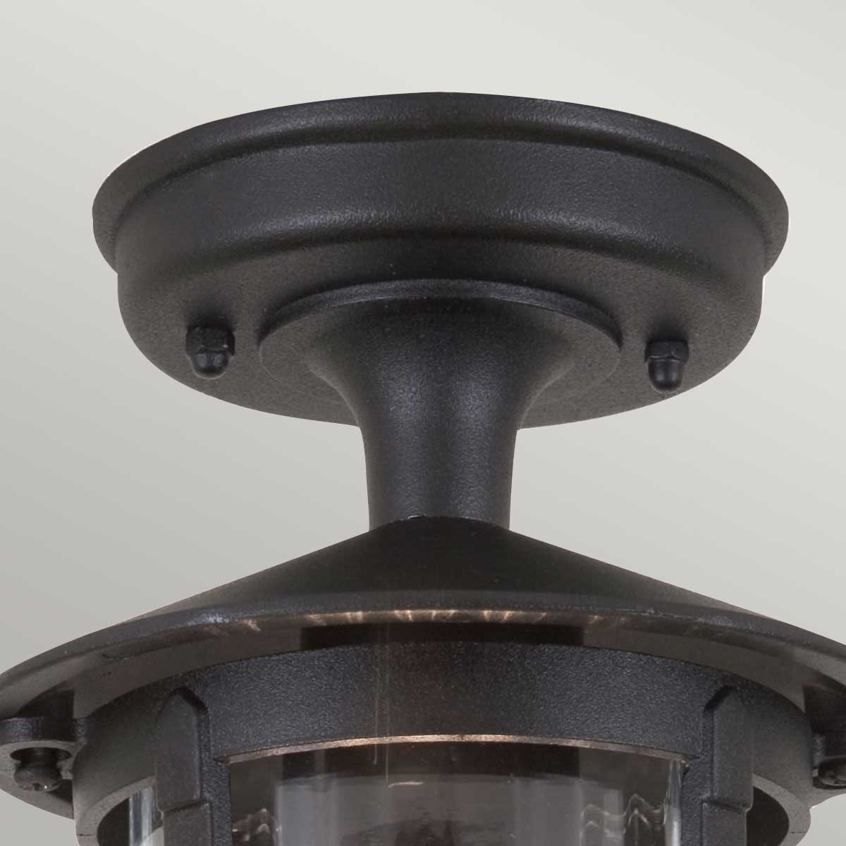Elstead Lighting Ceiling Semi-Flush from the Hereford range. Hereford 1 Light Porch Lantern Product Code = BL13A-BLACK