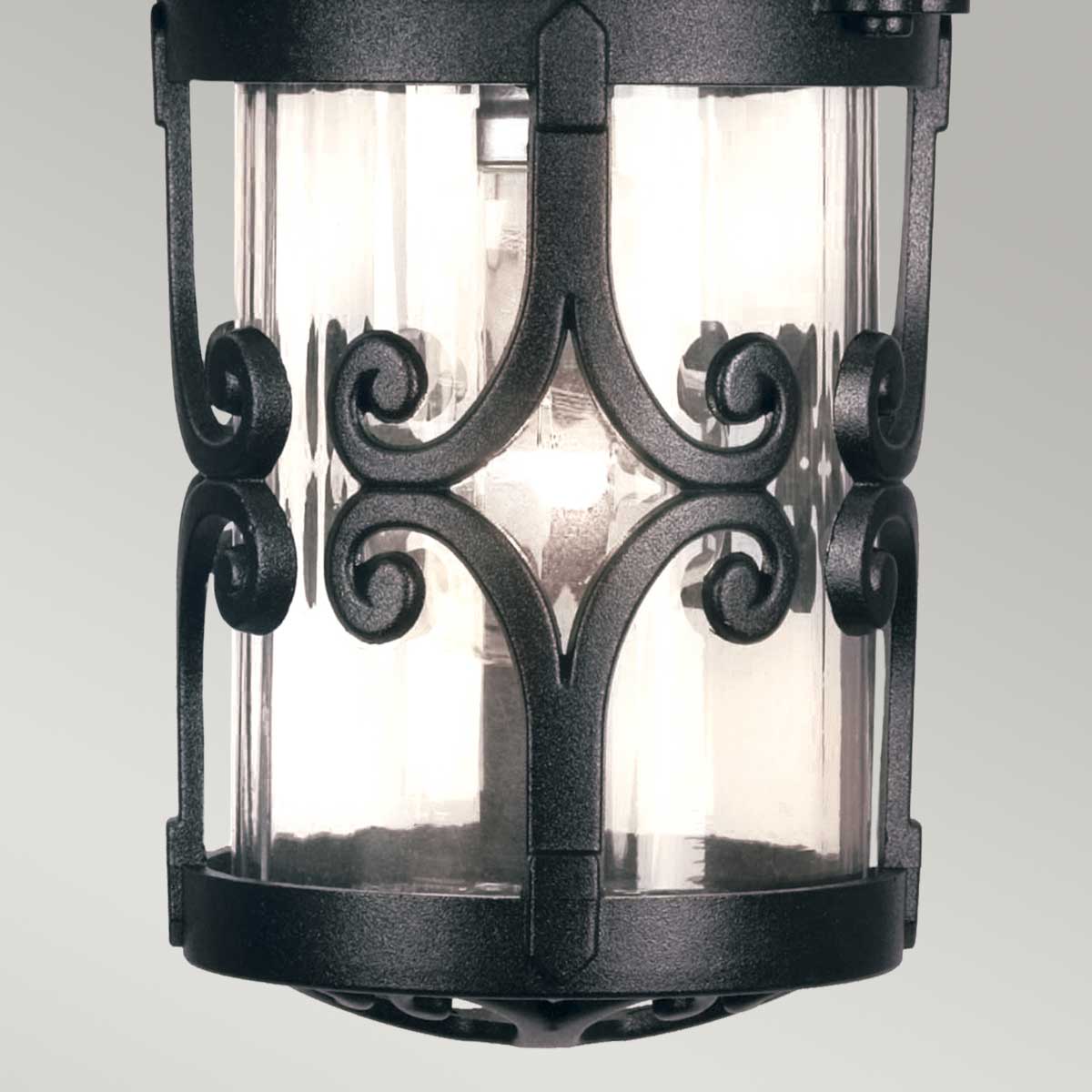 Elstead Lighting Outdoor Hanging from the Hereford range. Hereford 1 Light Porch Chain Lantern Product Code = BL13B-BLACK