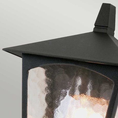 Elstead Lighting Outdoor Wall Light from the York range. York 1 Light Flush Lantern Product Code = BL15-BLACK