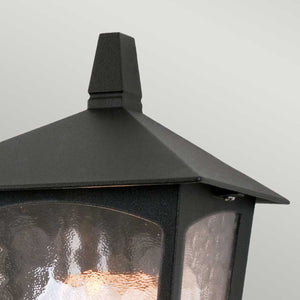 Elstead Lighting Outdoor Wall Light from the York range. York 1 Light Flush Lantern Product Code = BL15-BLACK